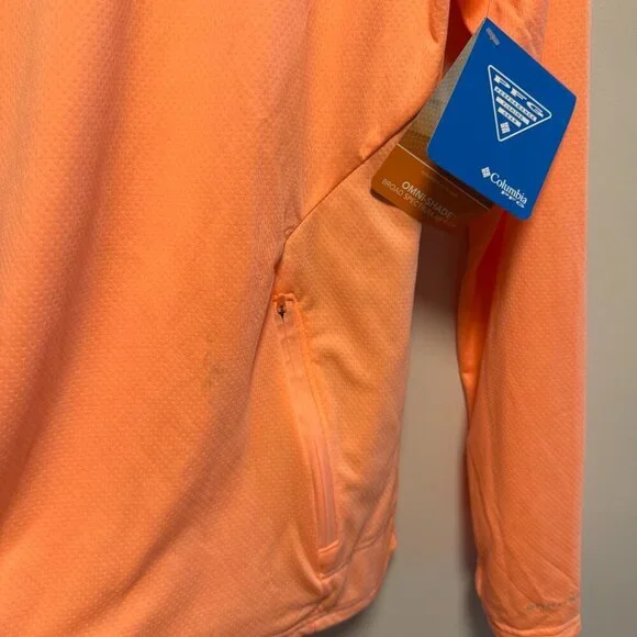 Columbia Women's PFG Solar Stream™ Elite Hoodie, L Color: Tiki Pink NWT - Picture 8 of 9